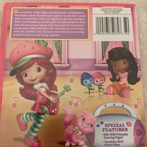 Strawberry Shortcake Bright Lights Big Dreams DVD Movie - Picture 3 of 4